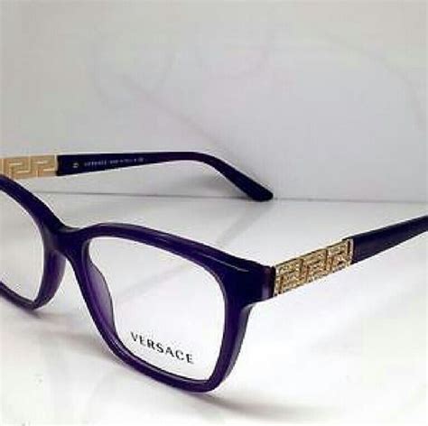 versace eyeglasses with crystals|More.